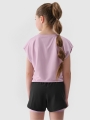 T-shirt para Rapariga - Cor-de-Rosa - 4FJWSS25TFTSF1184                                