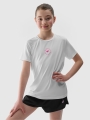 T-shirt para Rapariga - Branco - 4FJWSS25TFTSF1185   