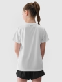 T-shirt para Rapariga - Branco - 4FJWSS25TFTSF1185   