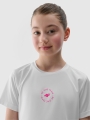 T-shirt para Rapariga - Branco - 4FJWSS25TFTSF1185   