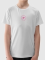 T-shirt para Rapariga - Branco - 4FJWSS25TFTSF1185   