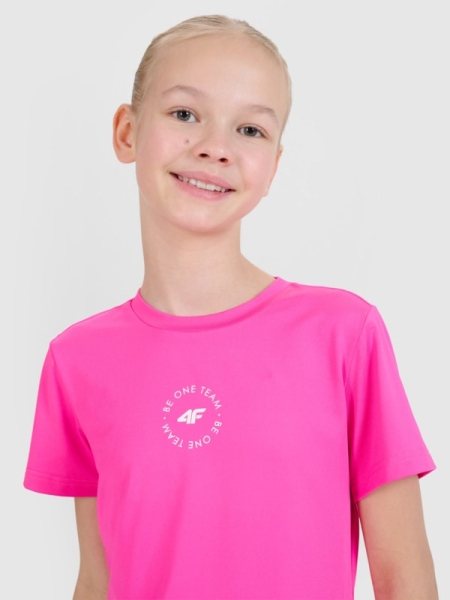 T-shirt para Rapariga - Cor-de-Rosa - 4FJWSS25TFTSF1185   