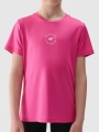 T-shirt para Rapariga - Cor-de-Rosa - 4FJWSS25TFTSF1185   