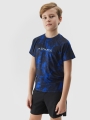 T-shirt desportiva de secagem rápida para rapaz - multicolorida 4FJWSS25TFTSM1210 multicolorida