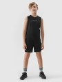 Top desportivo de secagem rápida para rapaz - preto 4FJWSS25TFTSM1211 preto
