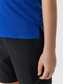T-shirt desportiva de secagem rápida para rapaz - azul marinho 4FJWSS25TFTSM1211 azul