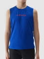 T-shirt desportiva de secagem rápida para rapaz - azul marinho 4FJWSS25TFTSM1211 azul