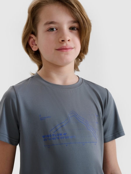T-shirt para Rapaz - Cinzento - 4FJWSS25TFTSM1212                                  