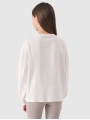 Manga comprida oversize lisa feminina - bege 4FJWSS25TLONF377 Bege