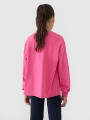 Manga comprida oversize lisa rapariga - rosa 4FJWSS25TLONF377 rosa
