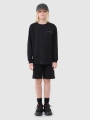 Camisola De Manga Comprida Para Rapaz - Preto - 4FJWSS25TLONM421         