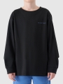 Camisola De Manga Comprida Para Rapaz - Preto - 4FJWSS25TLONM421         