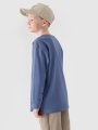 Camisola De Manga Comprida Para Rapaz - Azul - 4FJWSS25TLONM421        