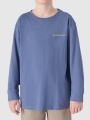 Camisola De Manga Comprida Para Rapaz - Azul - 4FJWSS25TLONM421        