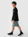 Manga comprida oversize com estampado - branco 4FJWSS25TLONM435 preto