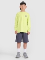 Manga comprida oversize com estampado - branco 4FJWSS25TLONM435 Verde