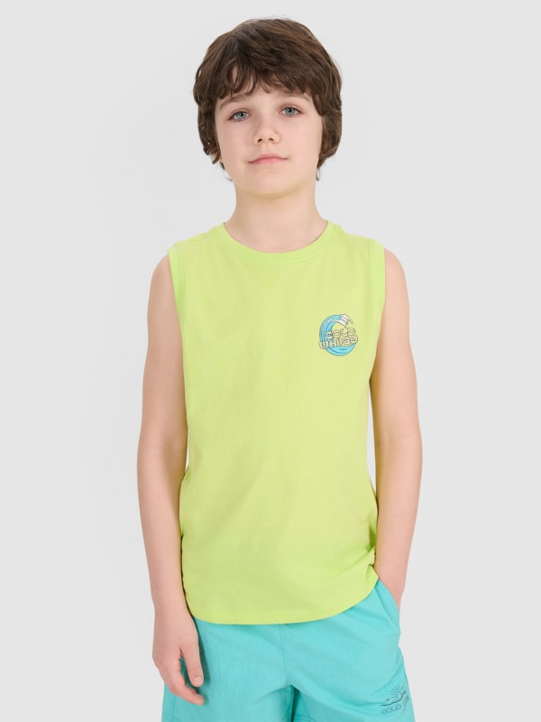 Sem mangas 4FJWSS25TSLEM162 Verde