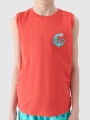 Sem mangas 4FJWSS25TSLEM162 Vermelho