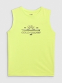 Camisola de Alças para Rapaz - Verde - 4FJWSS25TSLEM163                                                         