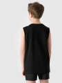Camisola de Alças para Rapaz - Preto - 4FJWSS25TSLEM164                                                         