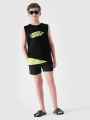 Camisola de Alças para Rapaz - Preto - 4FJWSS25TSLEM164                                                         