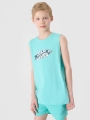 Camisola de Alças para Rapaz - Turquesa - 4FJWSS25TSLEM164                                                         