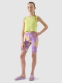 Calções de Ciclismo para Rapariga - Roxo/Violeta - 4FJWSS25TSTIF011 