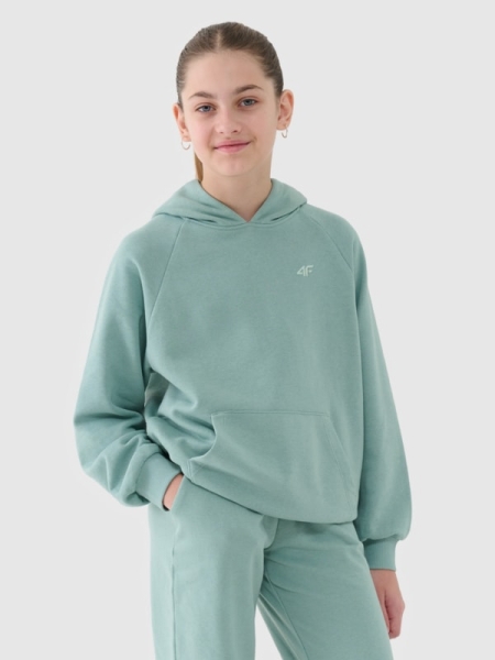 Sweatshirt para Chica - Turquesa - 4FJWSS25TSWSF1478 