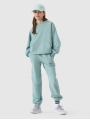Sweatshirt para Chica - Turquesa - 4FJWSS25TSWSF1478 