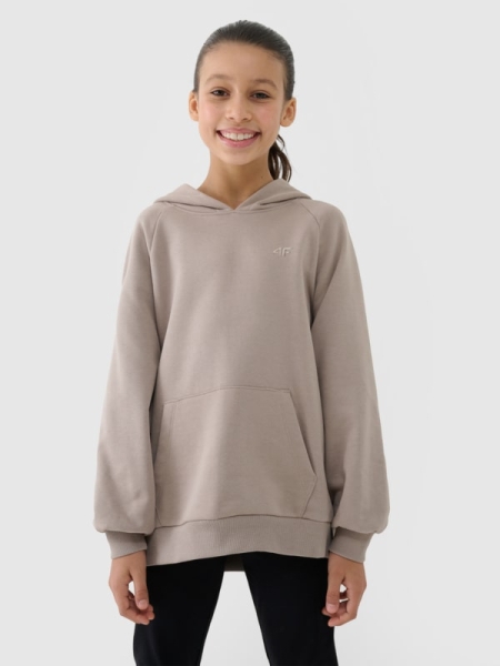 Sweatshirt para Rapariga - Bege - 4FJWSS25TSWSF1478         