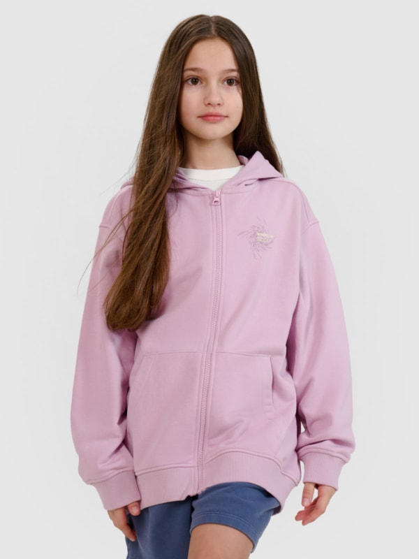 Casaco de Fato de Treino para Rapariga - Roxo/Violeta - 4FJWSS25TSWSF1482           