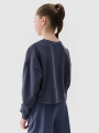 Sweatshirt para Rapariga - Cinzento - 4FJWSS25TSWSF1483             