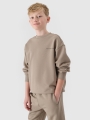Sweatshirt para Rapaz - Bege - 4FJWSS25TSWSM1713            