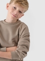 Sweatshirt para Rapaz - Bege - 4FJWSS25TSWSM1713            