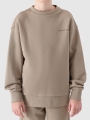 Sweatshirt para Rapaz - Bege - 4FJWSS25TSWSM1713            