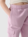 Calças Fato de Treino para Rapariga - Roxo/Violeta - 4FJWSS25TTROF1135