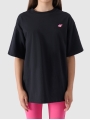 T-shirt lisa oversize para rapariga - preto 4FJWSS25TTSHF1851 preto