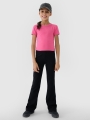 T-shirt slim crop-top lisa para rapariga - rosa 4FJWSS25TTSHF1852 rosa