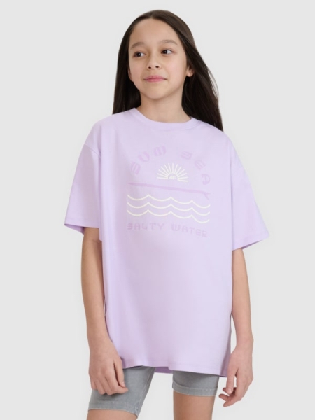 TSHIRT 4FJWSS25TTSHF1870 roxo