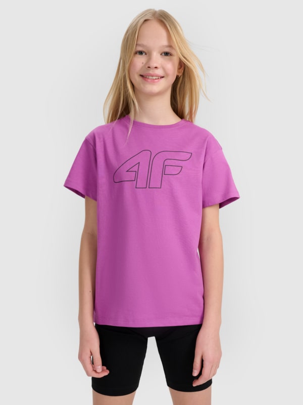 TSHIRT 4FJWSS25TTSHF2327 violeta