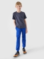 T-shirt normal de rapaz com estampado - cinzento 4FJWSS25TTSHM1881 cinzento