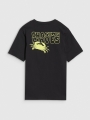 T-shirt oversize para rapaz com estampado - preto 4FJWSS25TTSHM1914 preto