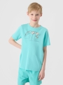 T-shirt para Rapaz - Turquesa - 4FJWSS25TTSHM1917         