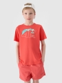 T-shirt para Rapaz - Vermelho - 4FJWSS25TTSHM1917         