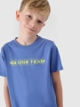 T-shirt para rapaz com estampado - azul 4FJWSS25TTSHM2186 azul