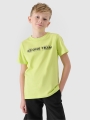 T-shirt para rapaz com estampado - verde 4FJWSS25TTSHM2186 Verde