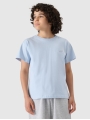 T-shirt lisa oversize para rapaz - azul 4FJWSS25TTSHM2324 azul