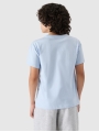 T-shirt lisa oversize para rapaz - azul 4FJWSS25TTSHM2324 azul