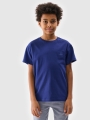 T-shirt lisa oversize para rapaz - azul 4FJWSS25TTSHM2324 azul