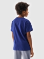 T-shirt lisa oversize para rapaz - azul 4FJWSS25TTSHM2324 azul